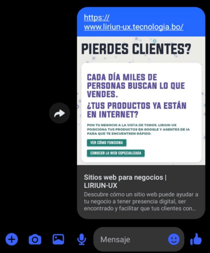 enlace en facebook